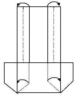 diagram of origami fold